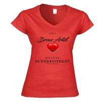 T-Shirt Donna Scollo V T-Shirt V Brows Artist